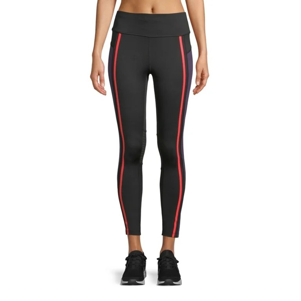 Women's Active Performance Side Stripe Capri Leggings